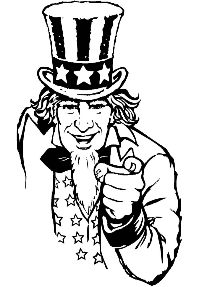 700x968 Collection Of I Want You Uncle Sam Drawing High Quality