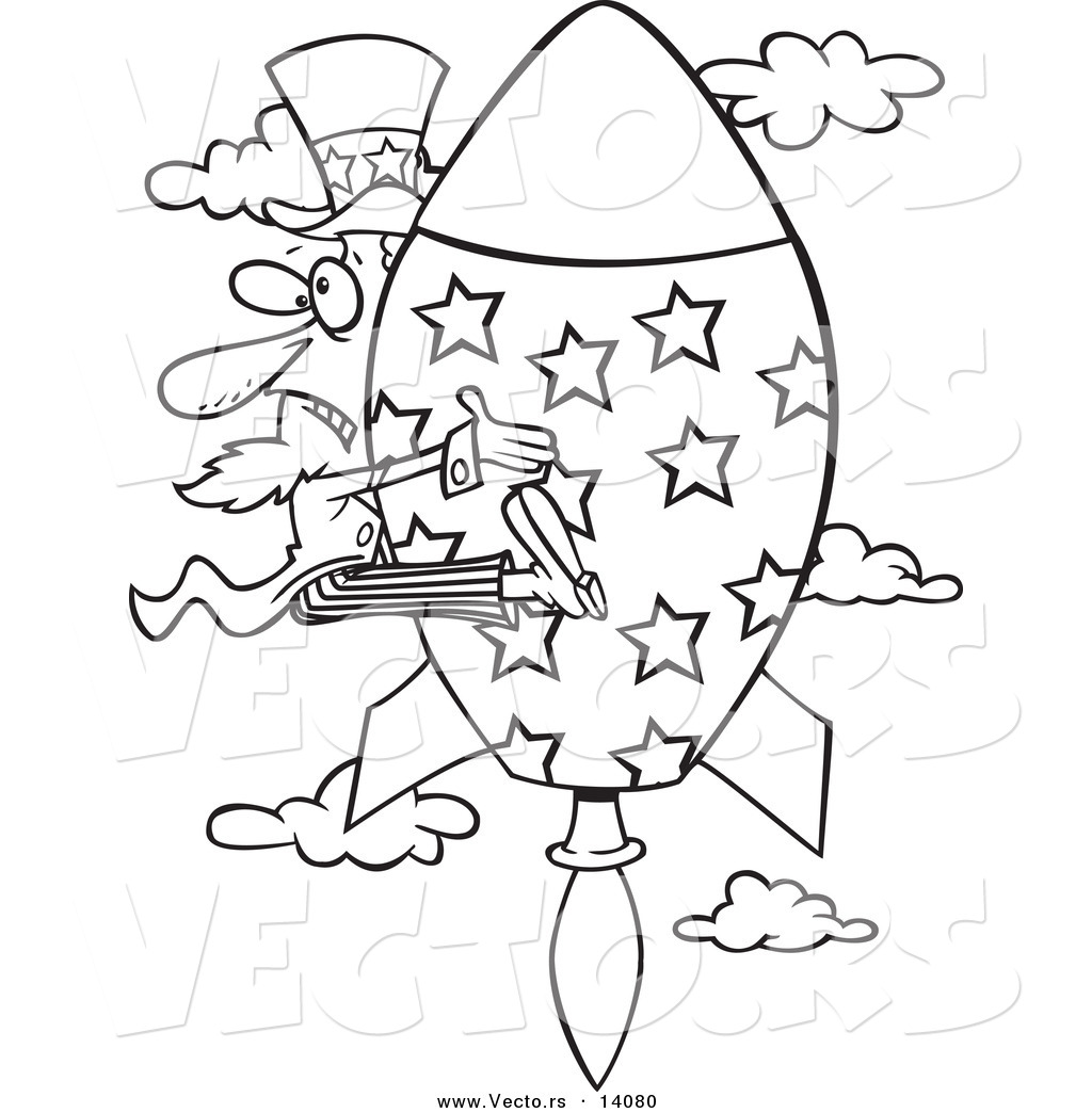 1024x1044 Vector Of A Cartoon Black And White Outline Design Of Uncle Sam