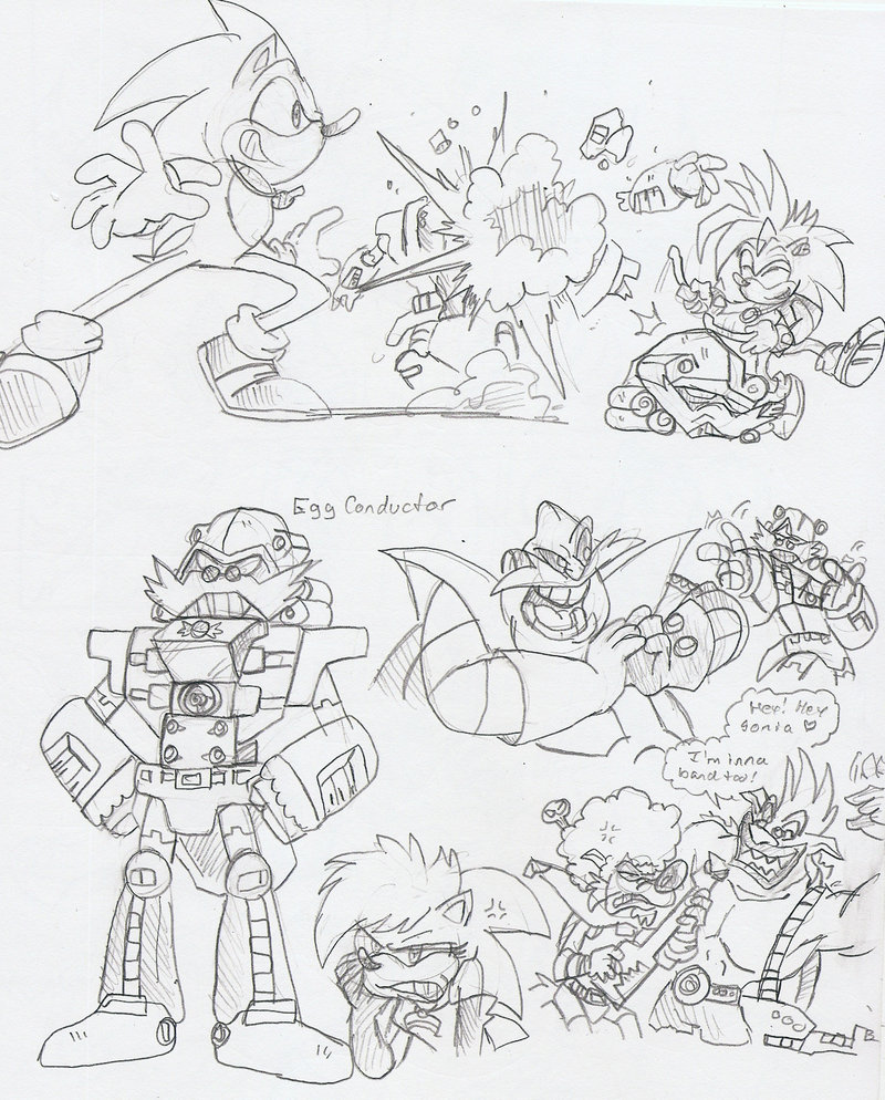800x994 Sonic Underground Egg Conductor Concept By Blueike