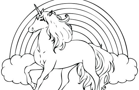 469x304 Modern Unicorn Coloring Pages For Girls Preschool In Fancy