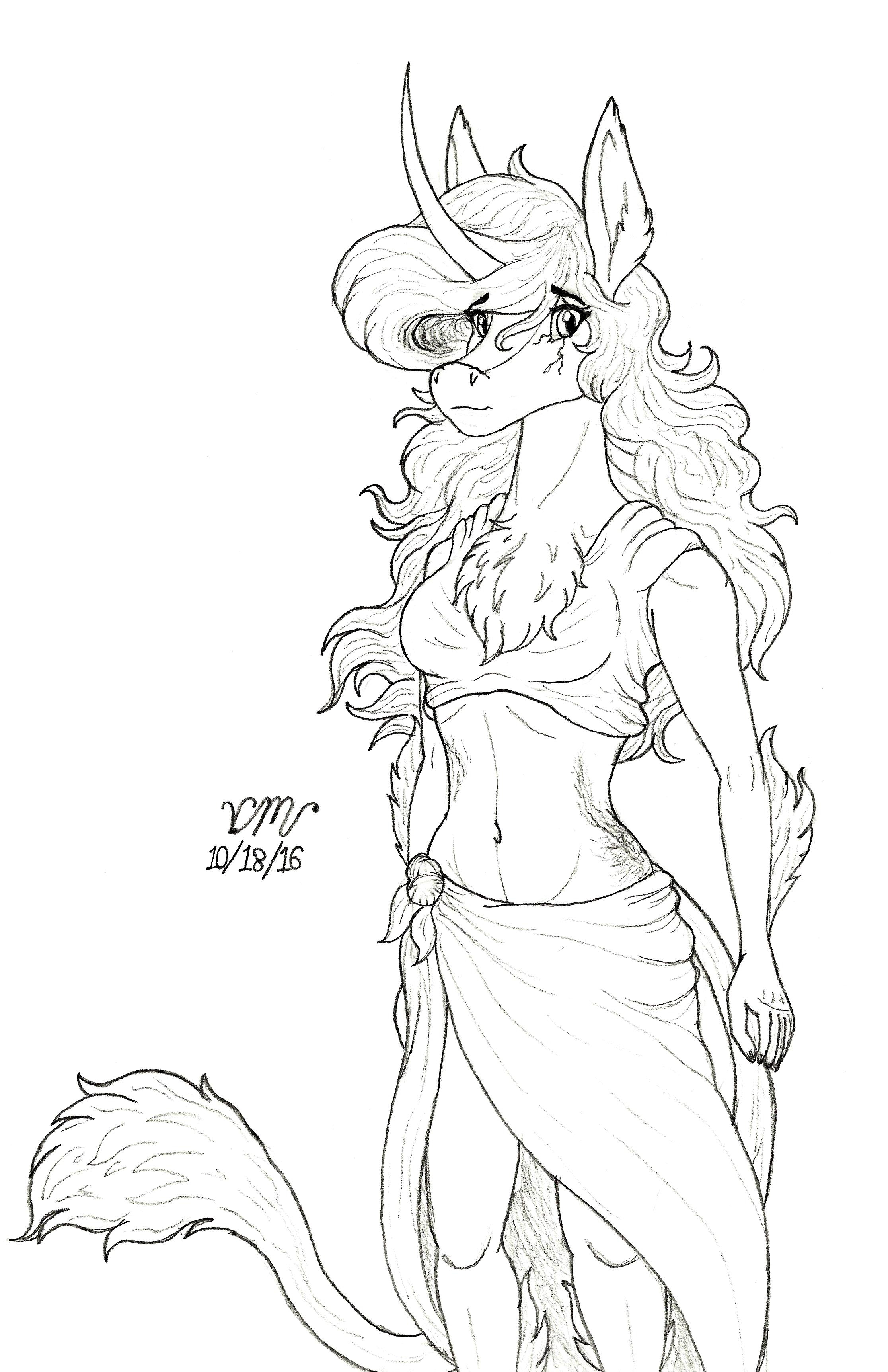 2232x3447 Unicorn Girl By The Victor Catbox