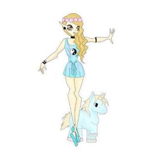 320x321 Another Drawing) I Could'T Draw A Grown Up Unicorn So It Ended Up