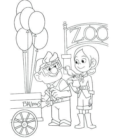 406x480 Up Movie Coloring Pages Maycrutex