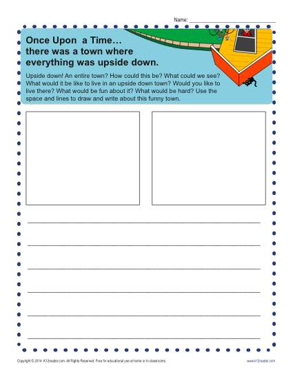 425x550 Kindergarten Writing Prompt