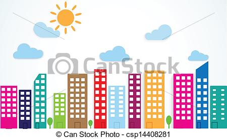 450x277 Urban Community Clipart