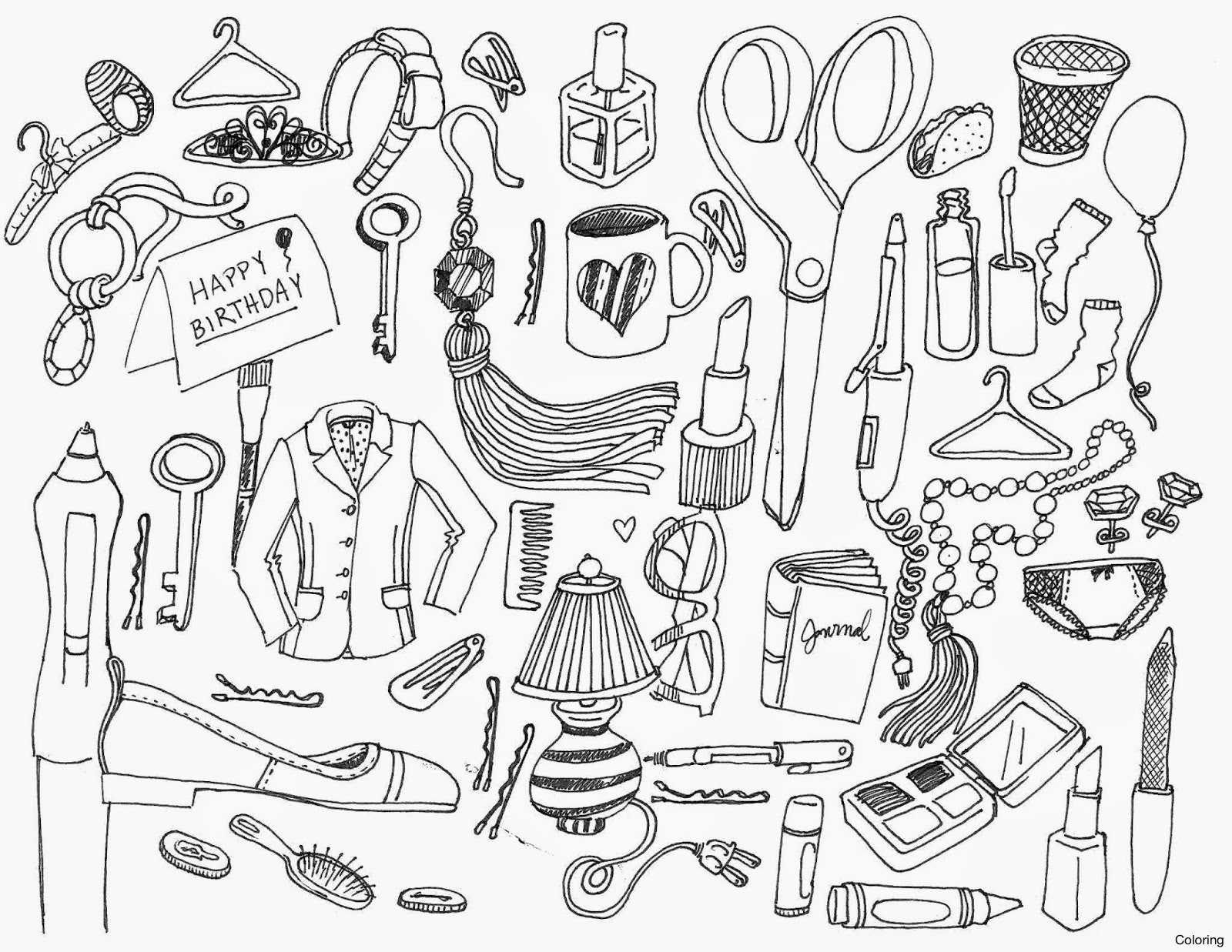 1600x1237 Important Cosmetic Coloring Pages Cosmetics Dr