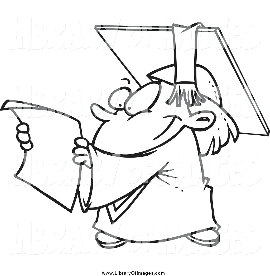 1024x1044 Last Chance Graduation Cap And Gown Coloring Pages Drawing