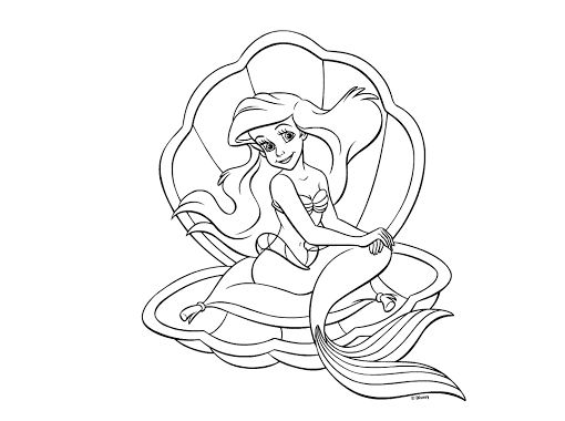 510x380 Princess Ariel Drawing At Getdrawings Com Free For Personal Use