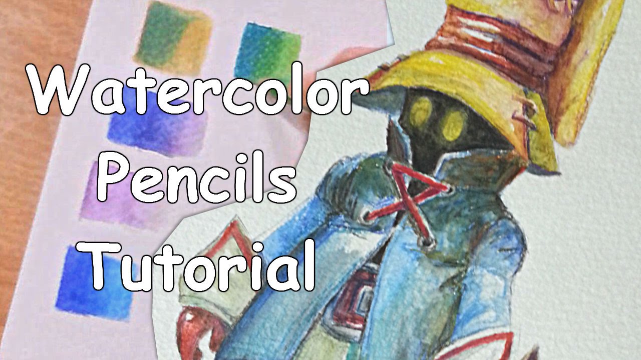 1280x720 Drawing Tutorial How To Use Watercolor Pencils For Beginners