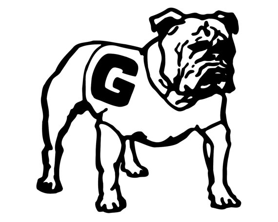 570x456 Georgia Bulldogs Coloring Pages