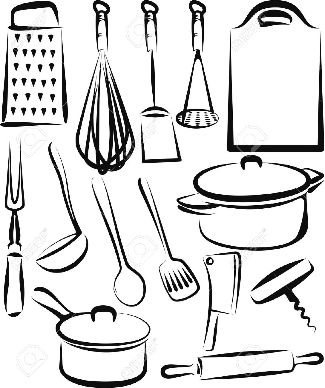 Utensil Drawing