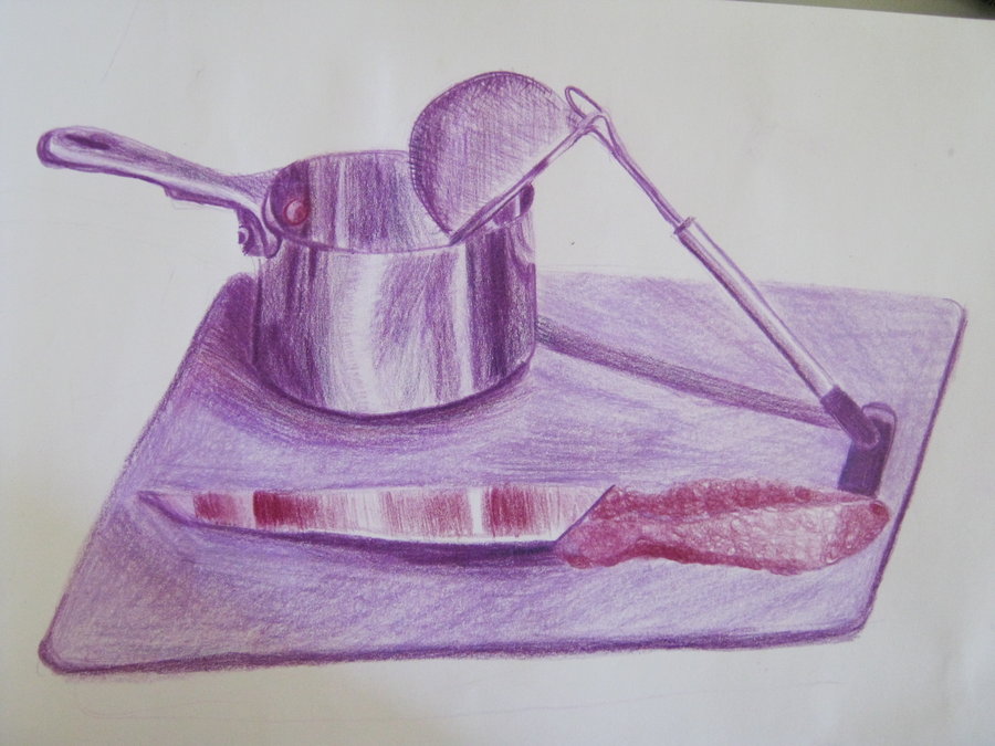 900x675 Kitchen Utensils In Purple By Velours Noir