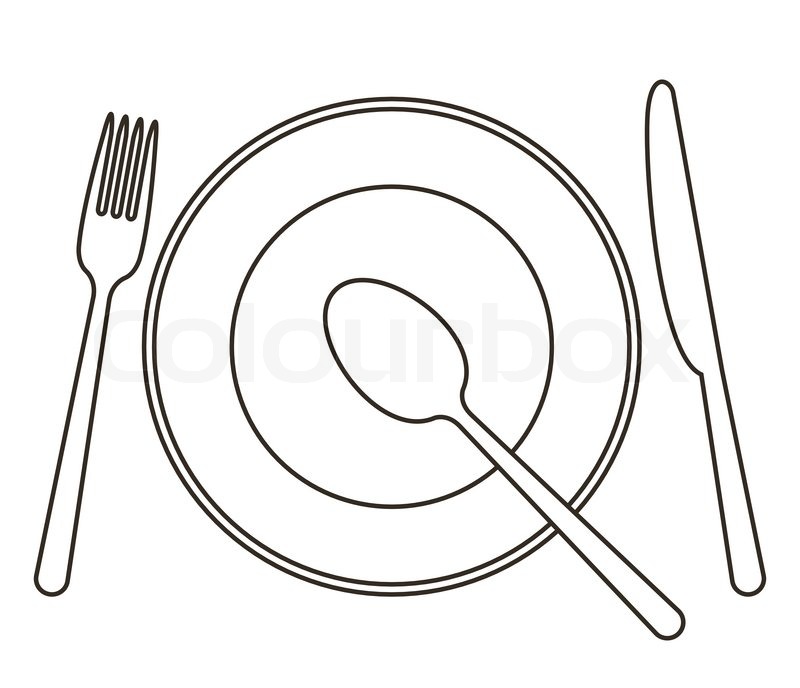 800x688 Drawn Spoon Utensil