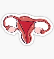 210x230 Uterus Drawing Stickers Redbubble