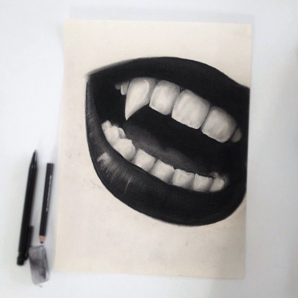 612x612 Fangs. For More Illustrations
