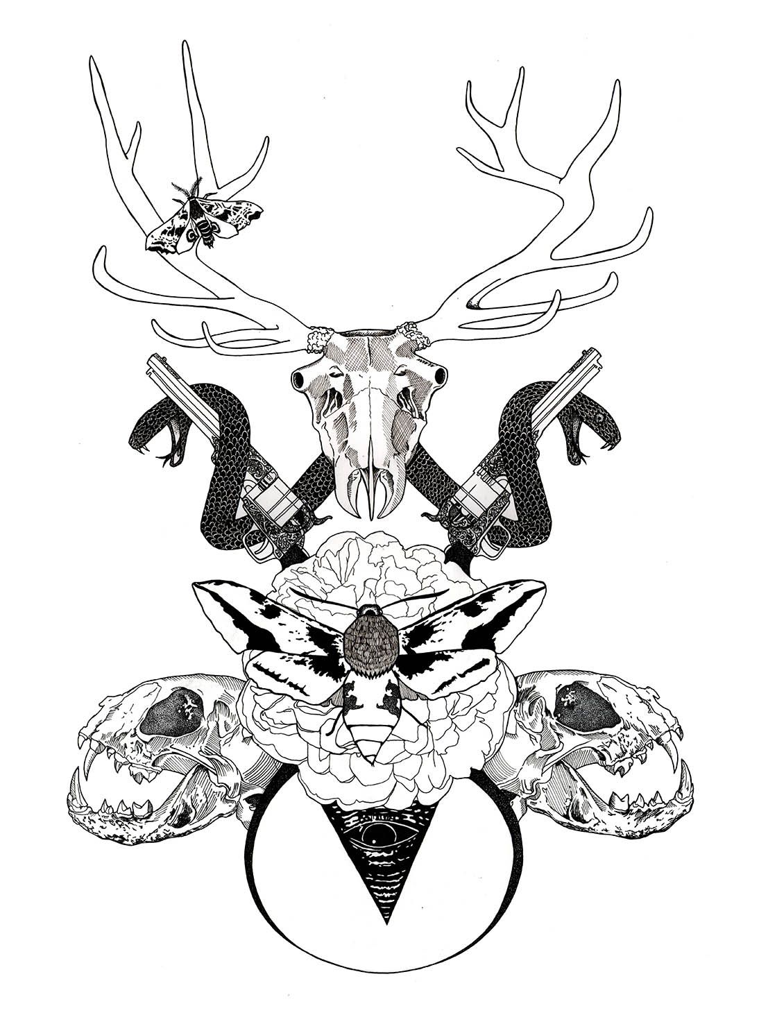 1107x1476 Tatou, Tatoued, Art, Art Drawing, Drawing, Vanity, Animal, Skulls