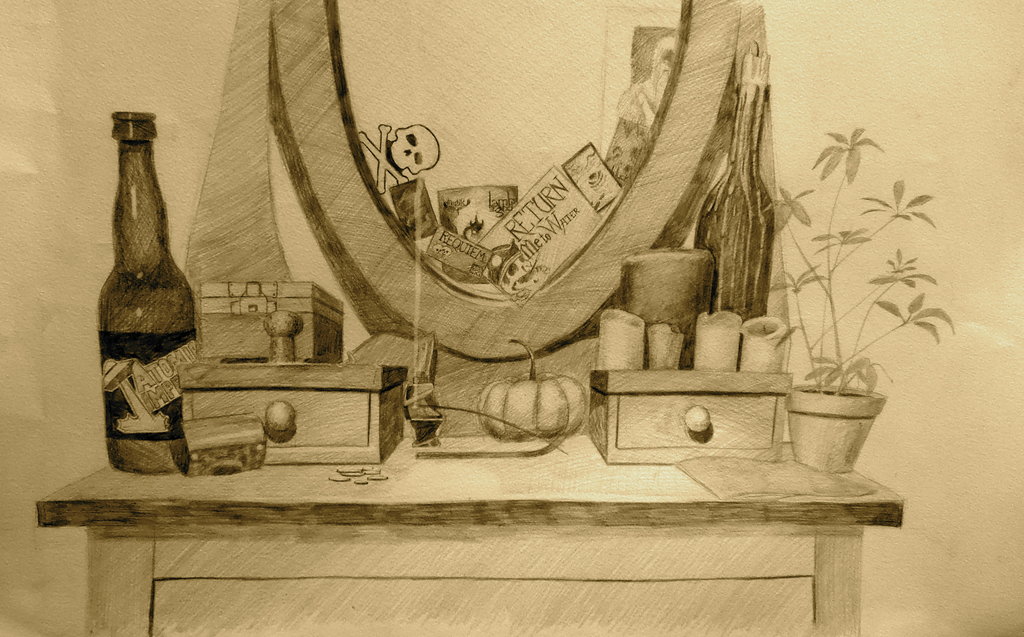 1024x637 Vanity Drawing 2 By Merradactyl