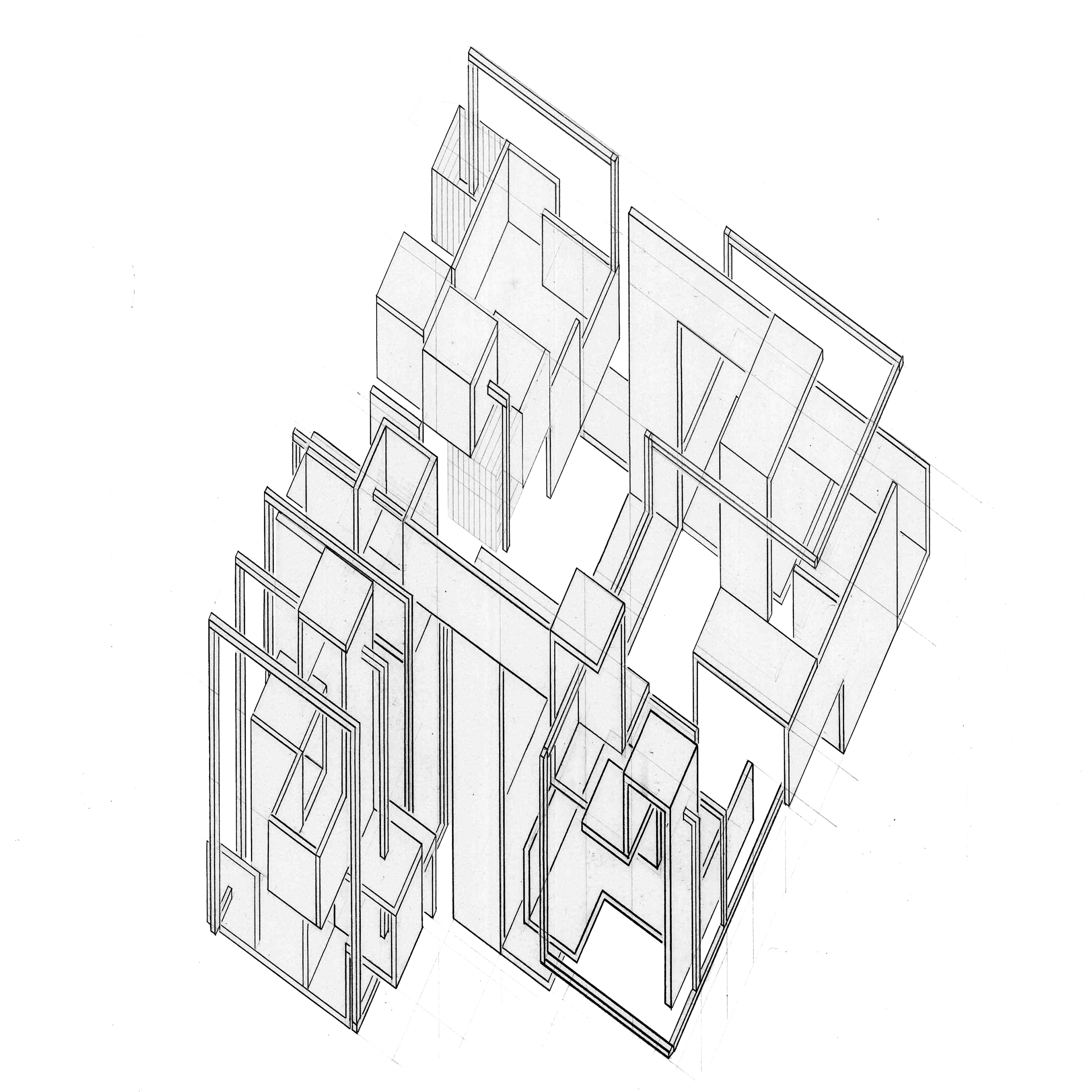 5906x5906 Axonometric Drawing For Variation Iii Arch 101 Cansuturk