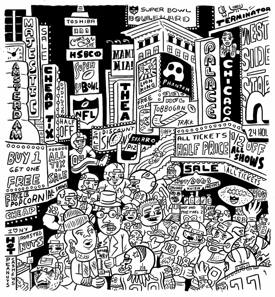 928x1000 Hawk Krall Times Square Super Bowl Boulevard For Variety Magazine