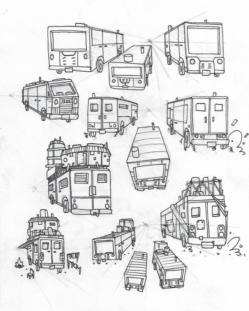 819x1024 Vehicle Studies Art Amino