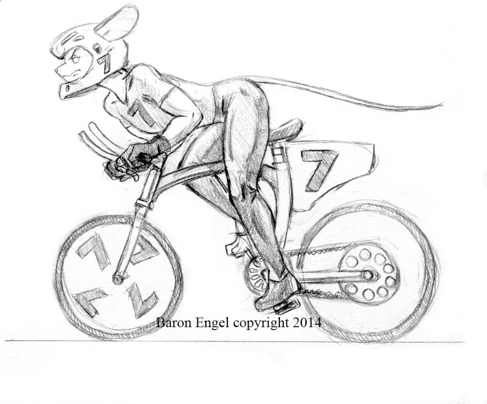 981x815 Mouse Velodrome Racer 01 By Baron Engel