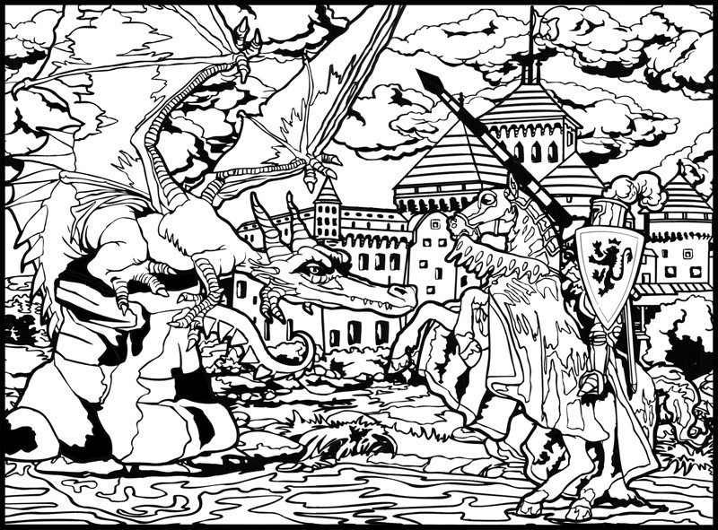 800x591 Colour In Velvet Cardboard Drawing, Felt Pens Included