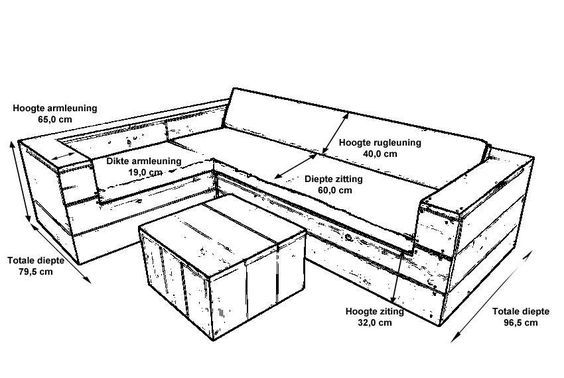564x378 Hoekbank Steigerhout Bob Veranda Zwembadweg