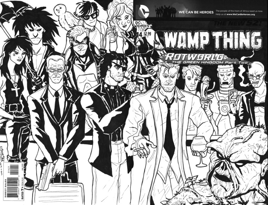 900x689 Vertigo Farewell Party Sketch Cover By Marvin000