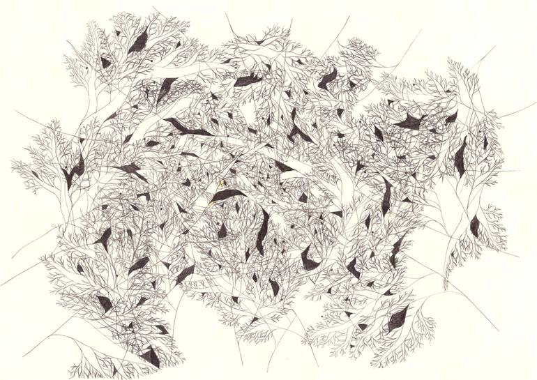 770x545 Saatchi Art Vertigo Ii Drawing By Nives