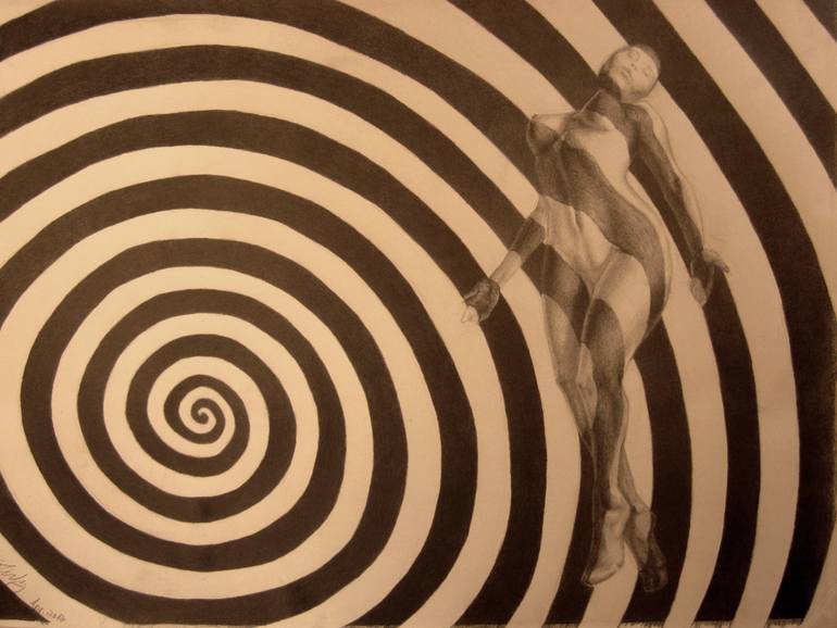 770x578 Saatchi Art Vertigo Drawing By Shirly Raz