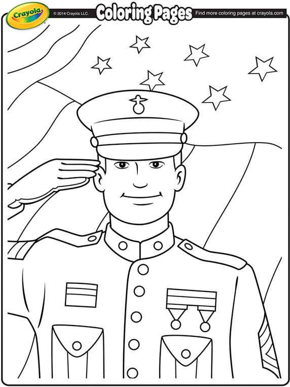 572x762 Preschool Veterans Day Coloring Pages