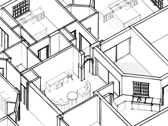 640x480 Cad Drawing House Plans With Villa Design Amux Designs This House