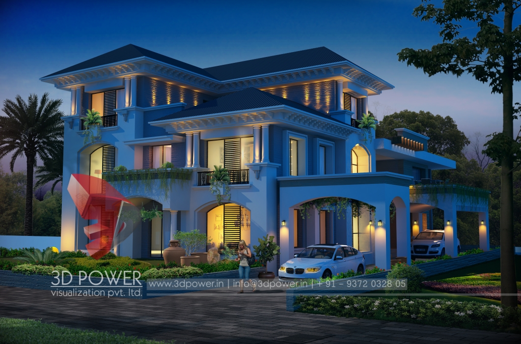 1061x700 Villa 3d Rendering Services 3d Power