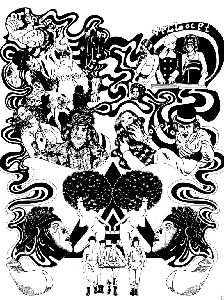 770x1027 Saatchi Art Ultra Violence Drawing By Luke Gray