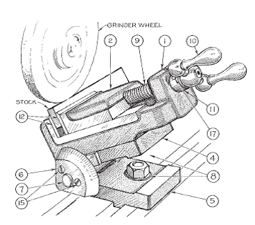 368x326 Solved For The Grinder Vise, Draw The Following. (1) Draw Deta