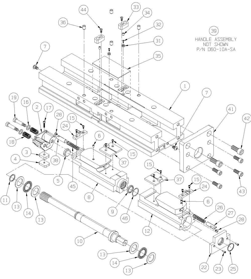 1000x1111 Carvlock Vise Replacement Parts