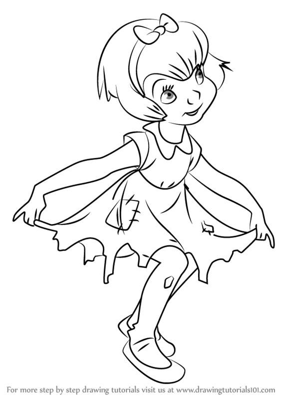 567x800 Learn How To Draw Anne Marie From All Dogs Go To Heaven (All Dogs