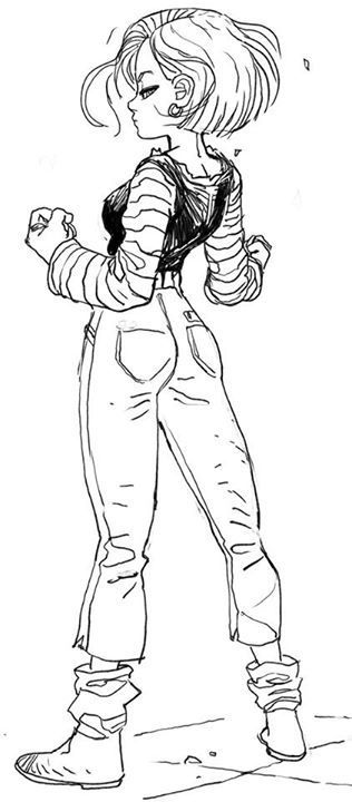 316x720 Nice Girl. Black And White Drawing.