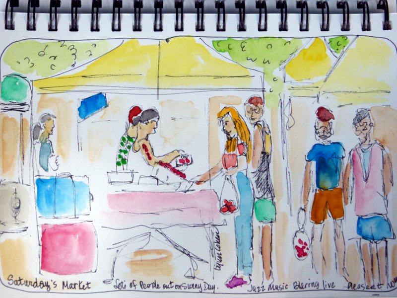 800x600 My Art Journal Saturday's Local Farmer's Market, Small Gardening