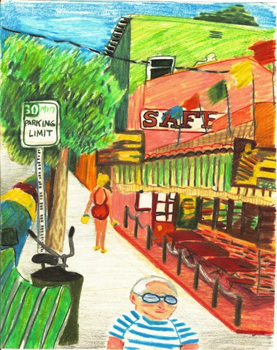 399x504 Pablo Picasso Visit Catalina Drawing Catherine Lee