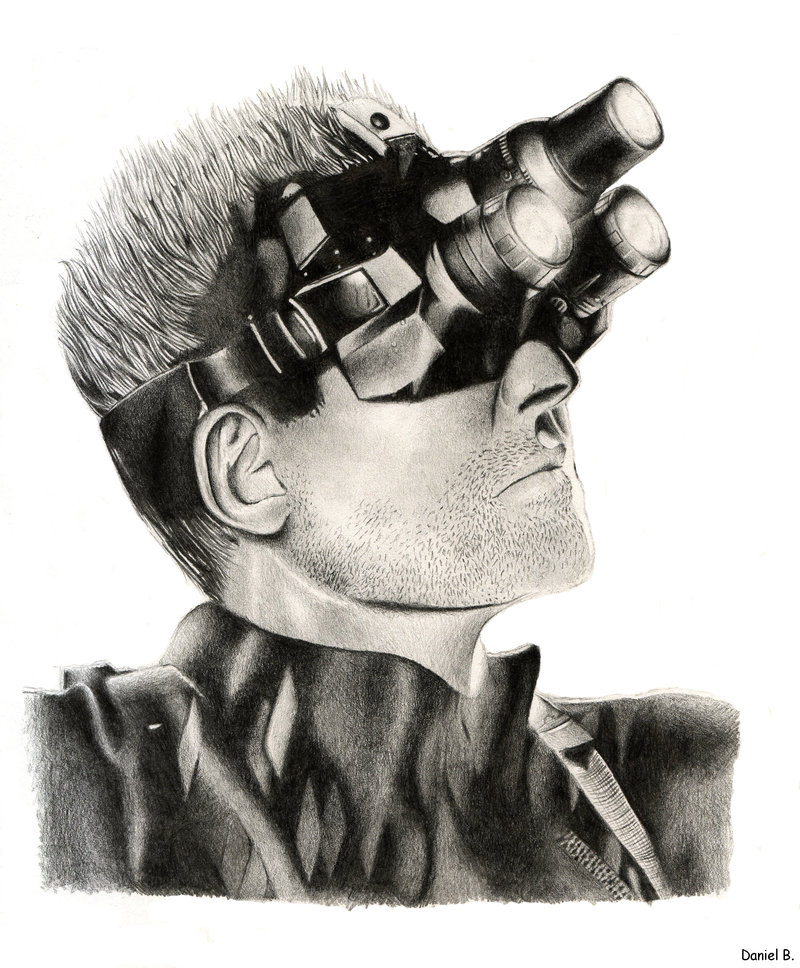 800x968 Splinter Cell Drawing By Scintillating Visor