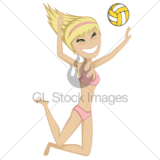 325x325 Volleyball Girl Gl Stock Images