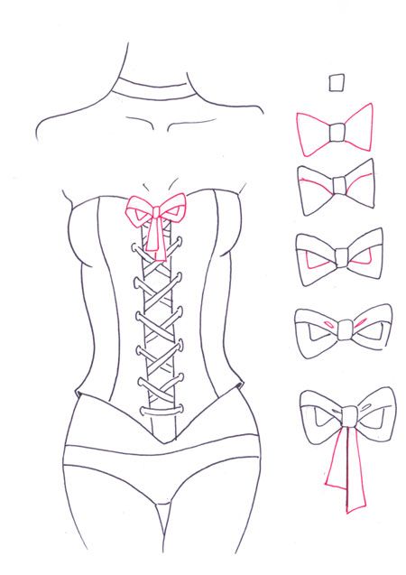 450x637 In This Step By Step Tutorial You Will Learn How To Draw A Corset