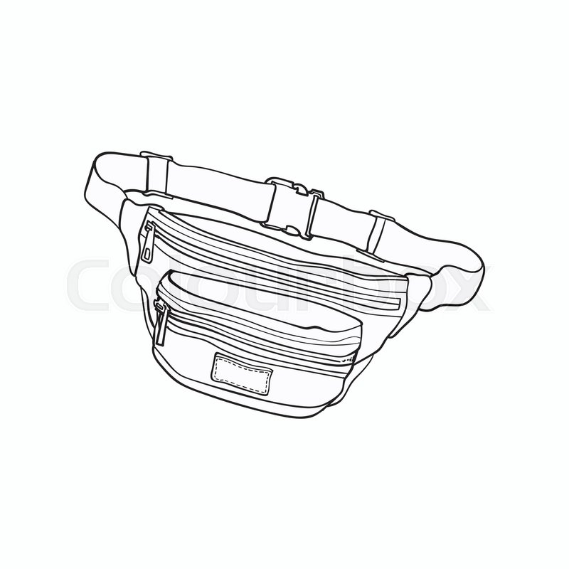 800x800 Old Fashioned, Retro Style Colorful Waist Bag, Fashion Accessory