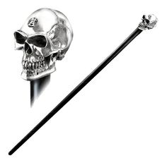 236x231 Wolfman Walking Cane Wolfman Cane Pure Silver Antique Plated