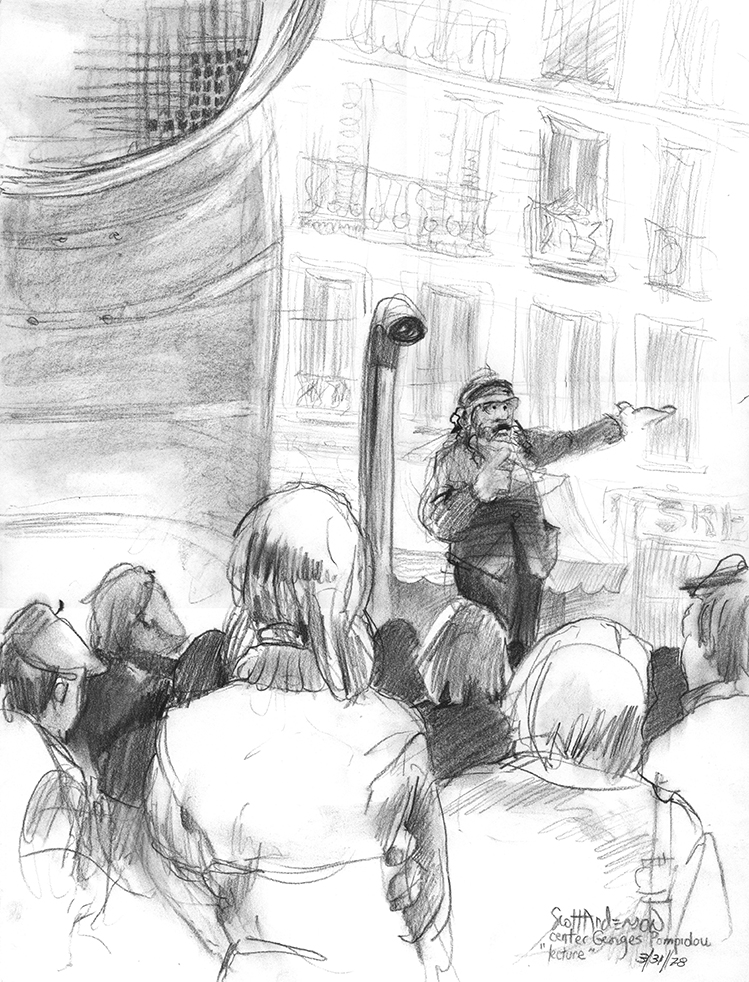 749x982 Street Drawings, Romeparis 1978 Scott Lloyd Anderson