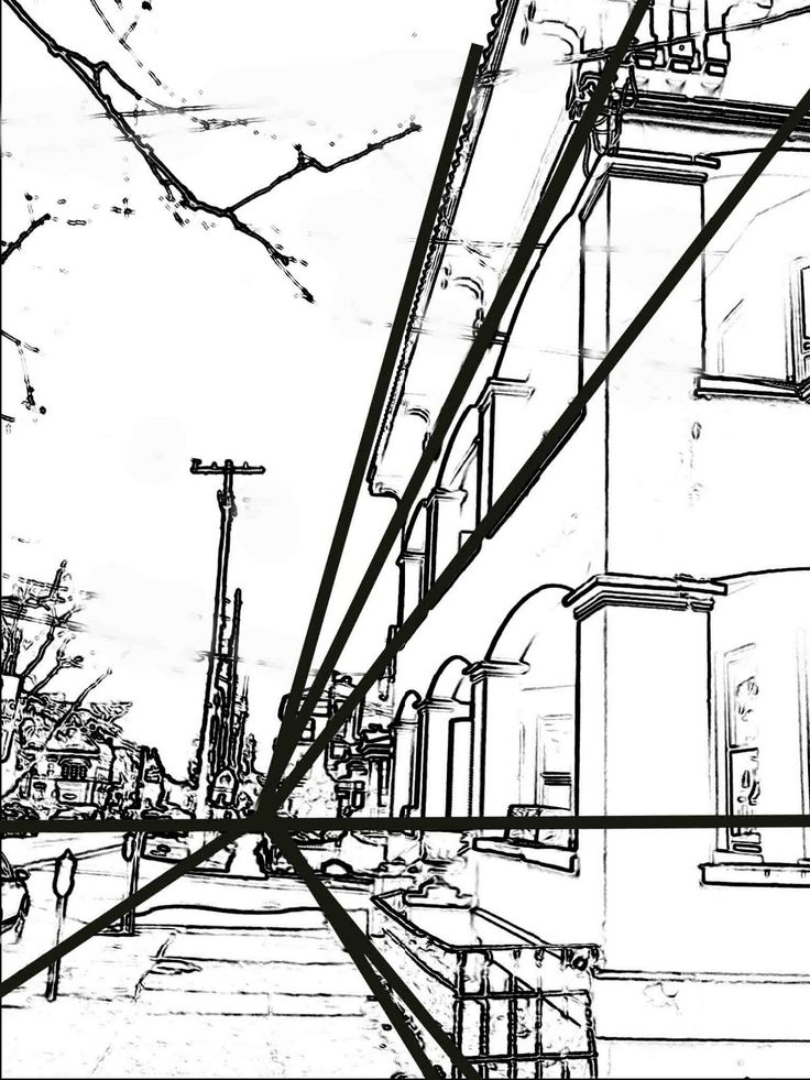 736x981 50 Beste Point Perspective Drawing Project Images