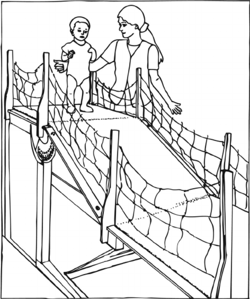 850x1016 Adjustable Sloping Walkway Used In Experiments 1 And 2. Depending