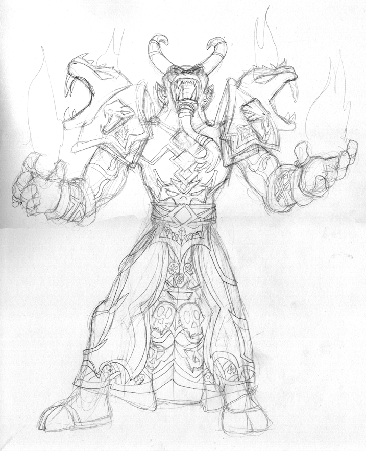 717x883 World Of Warcraft Warlock By Netraptor