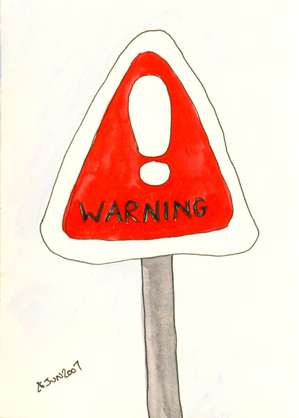 429x600 Warning (Doodle) Rachelcreative